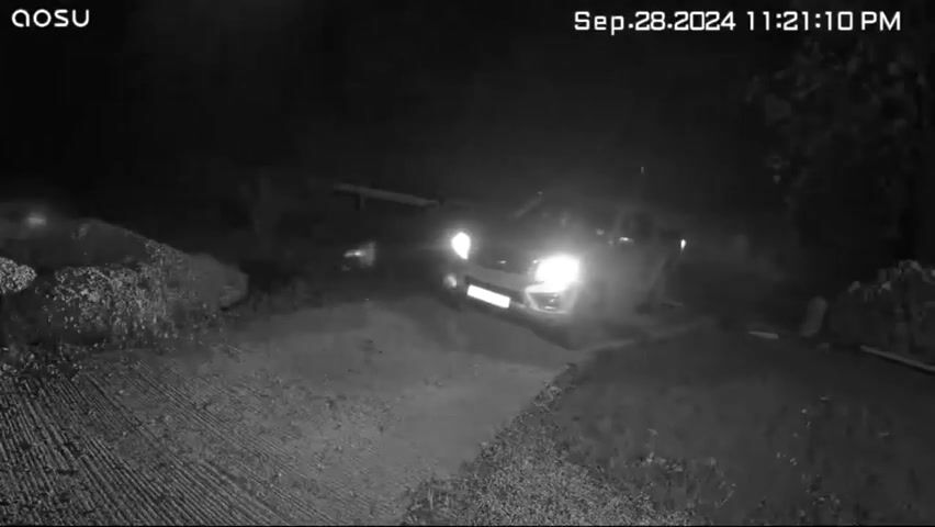 Camera still from A later arrival, after 11 p.m.